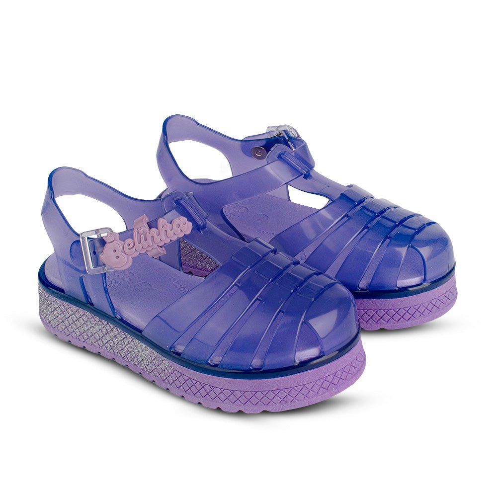 Sandália Infantil Kidy Belinha Gloss Lilás Conforto Estilo - Kidy Calçados - Sandália e Papete
