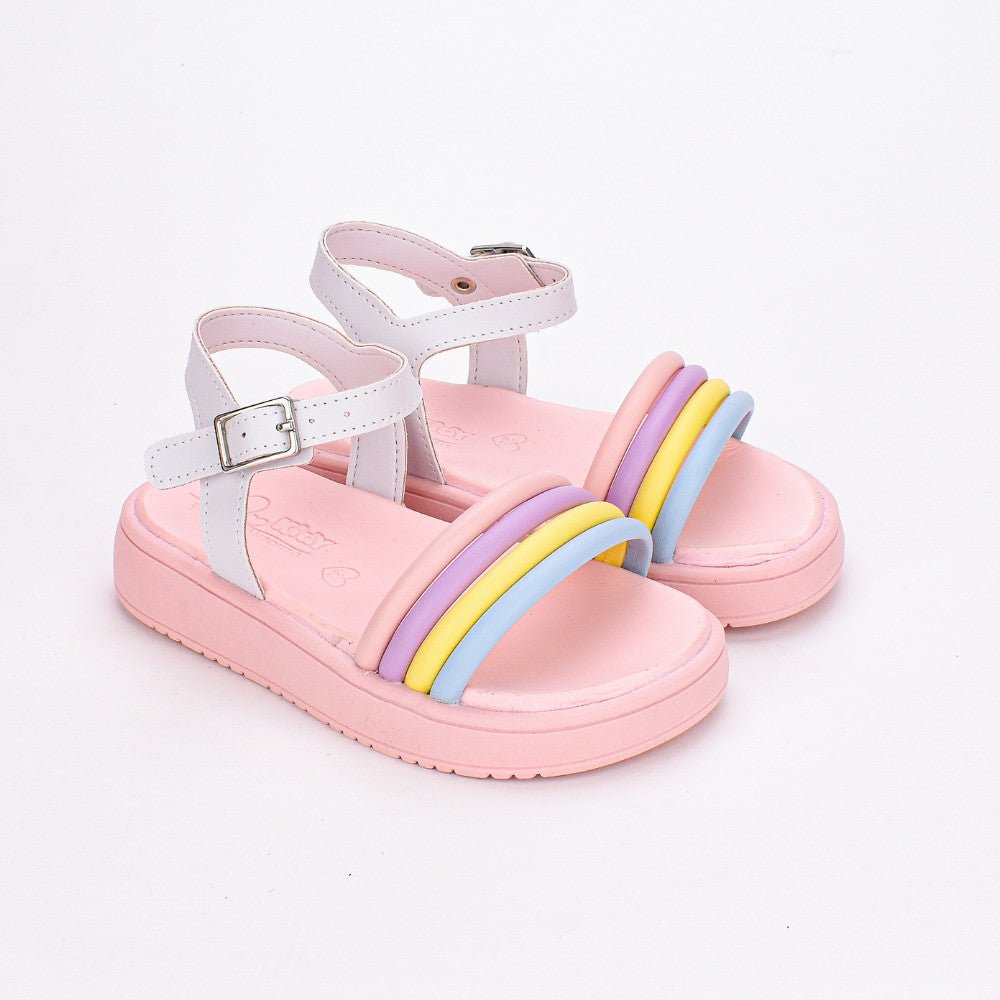 Sandália Infantil Kidy Mini Flatform Com Brinquedo Surpresa Branco - Kidy Calçados - 