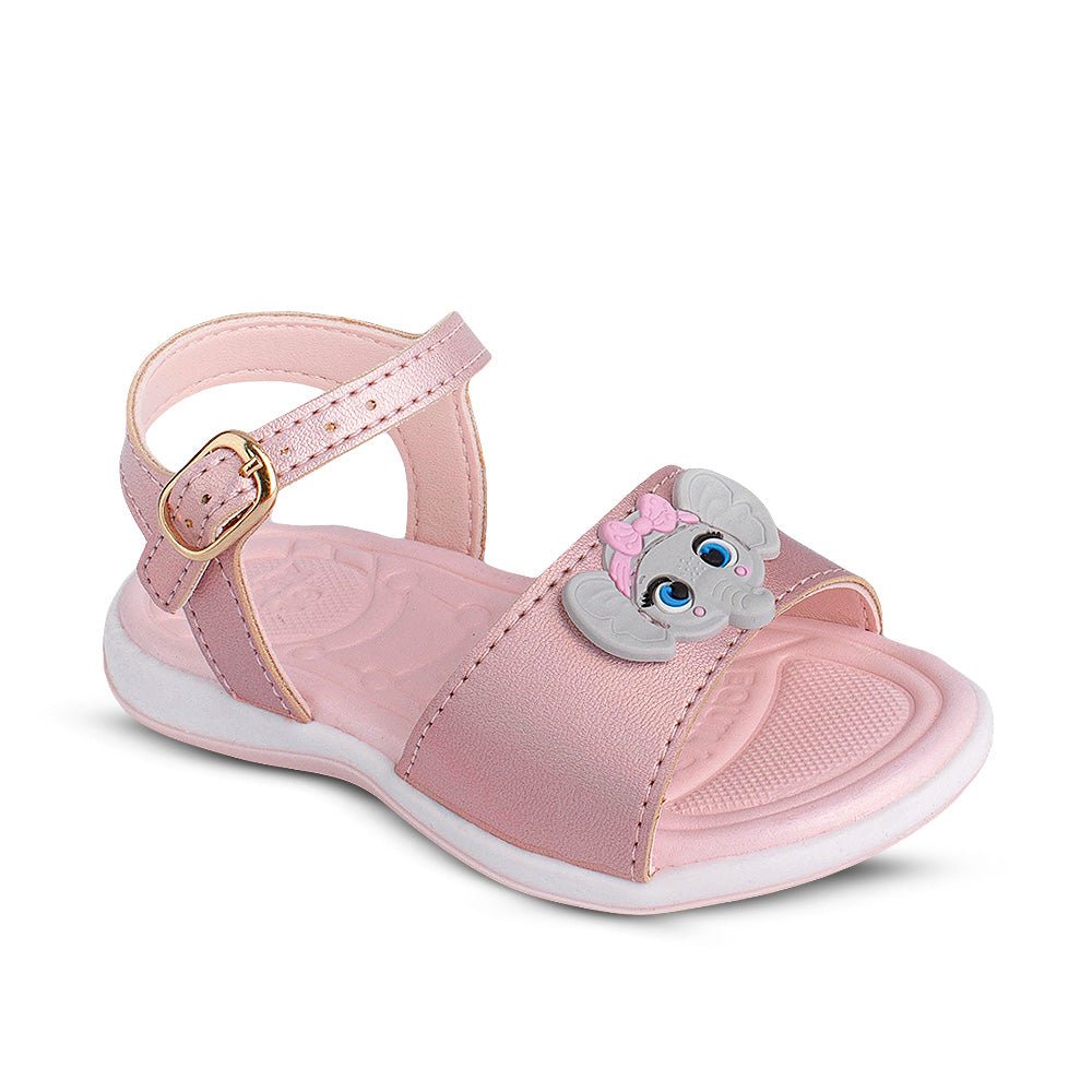 Sandália Infantil Menina Kidy Baby Equilíbrio Nude Elefante - Kidy Calçados - Sandália e Papete