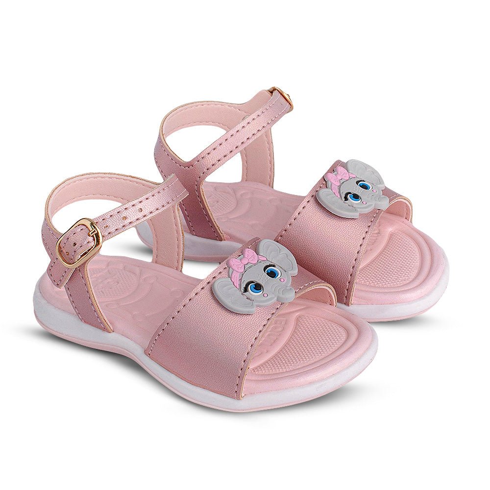 Sandália Infantil Menina Kidy Baby Equilíbrio Nude Elefante - Kidy Calçados - Sandália e Papete