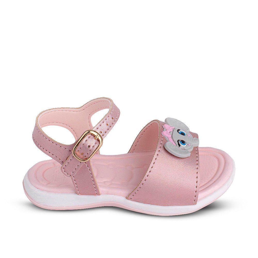 Sandália Infantil Menina Kidy Baby Equilíbrio Nude Elefante - Kidy Calçados - Sandália e Papete