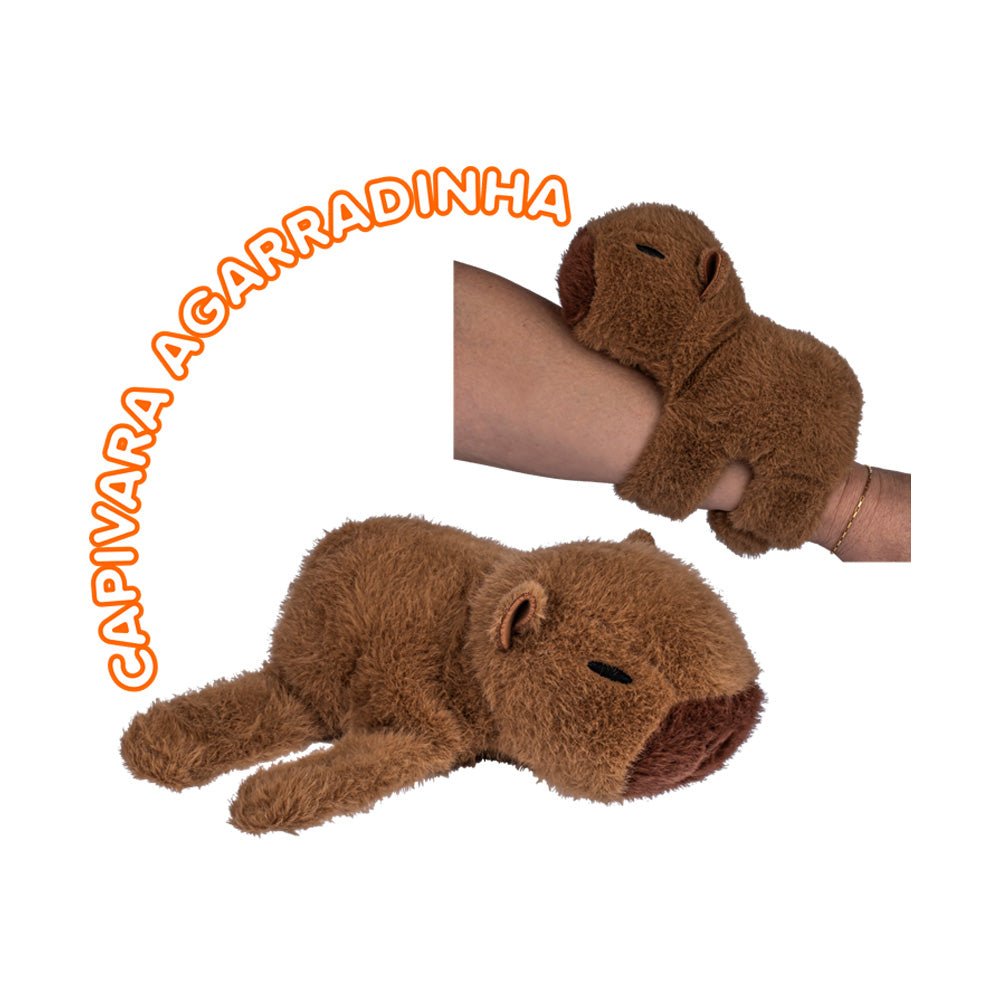 Sandália Infantil Menina Kidy Cristal Lilás com Capivara Agarradinha - Kidy Calçados - Sandália e Papete