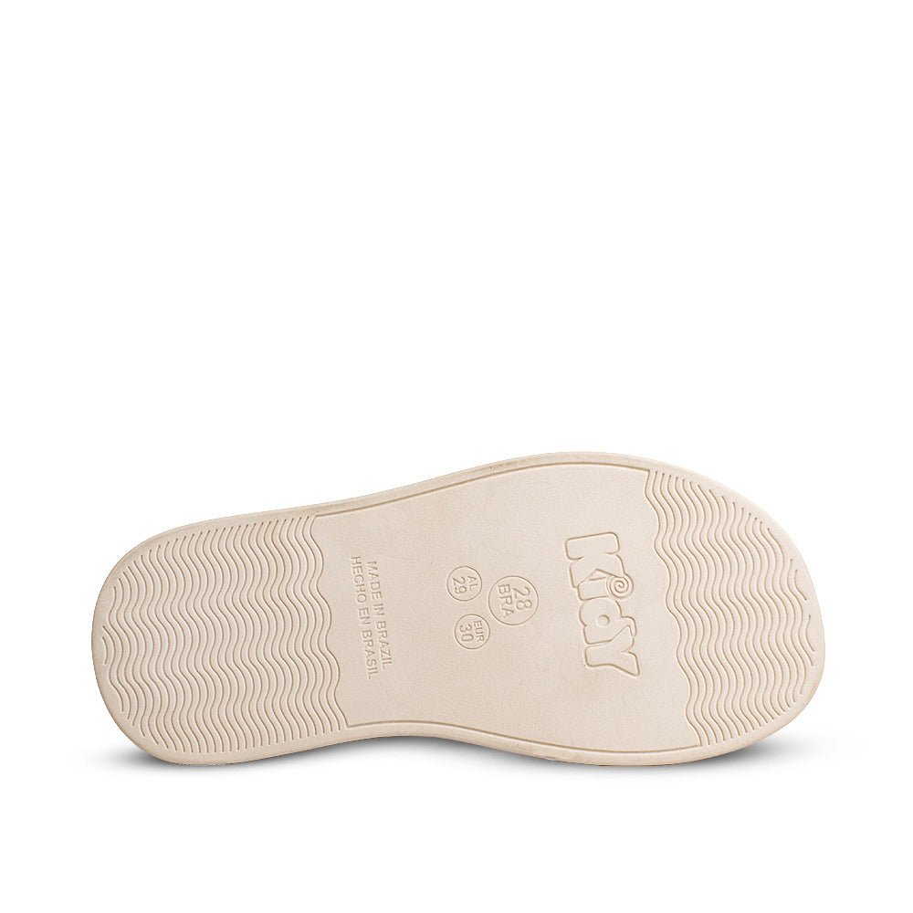 Sandália Infantil Menina Kidy Flat Form Ouro - Kidy Calçados -