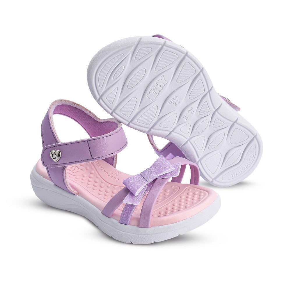 SANDALIA INFANTIL MENINA KIDY FLY BABY LILAS - Kidy Calçados - Sandália e Papete