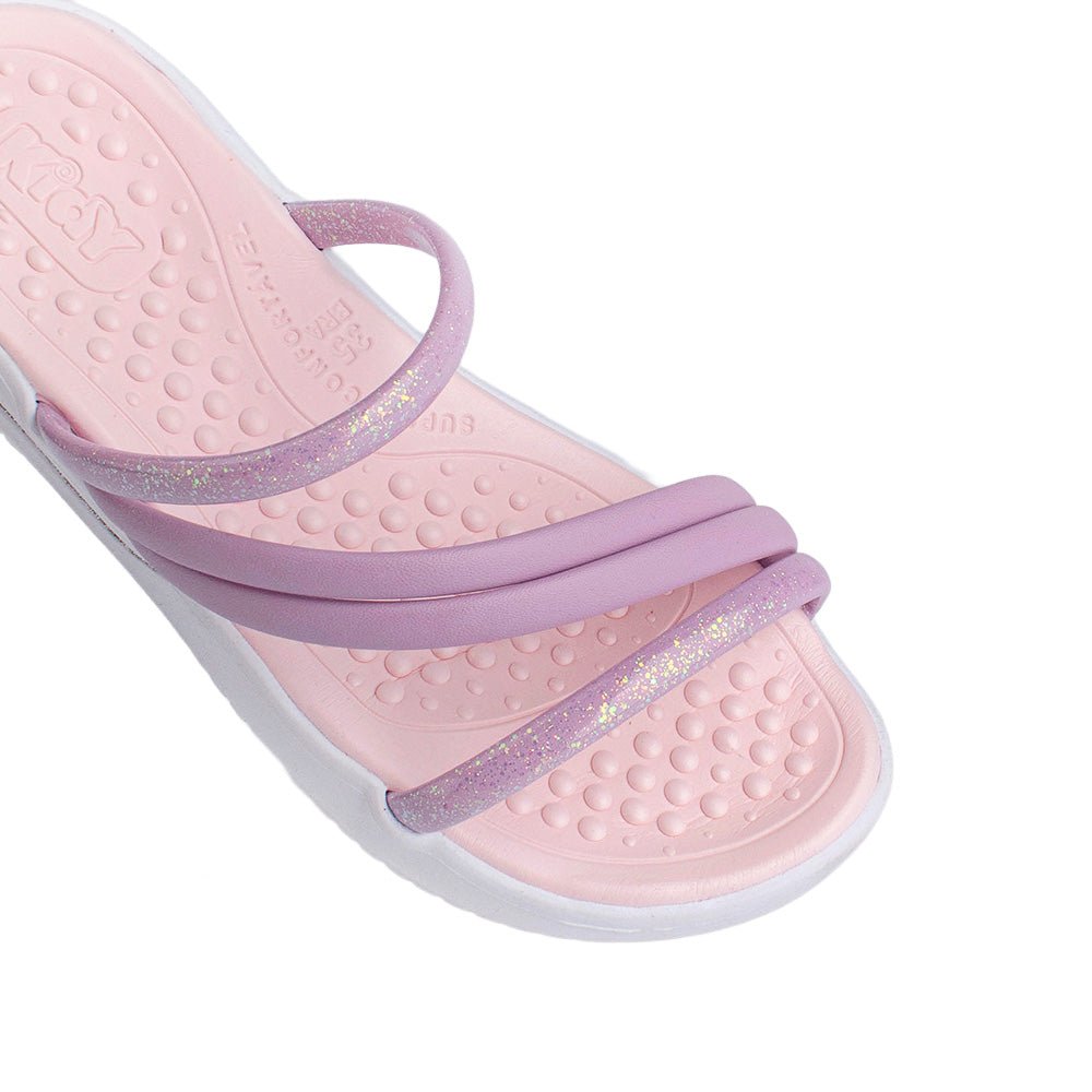 Sandália Infantil Menina Kidy Fly Lavanda Rasteira Macia - Kidy Calçados - Sandália e Papete