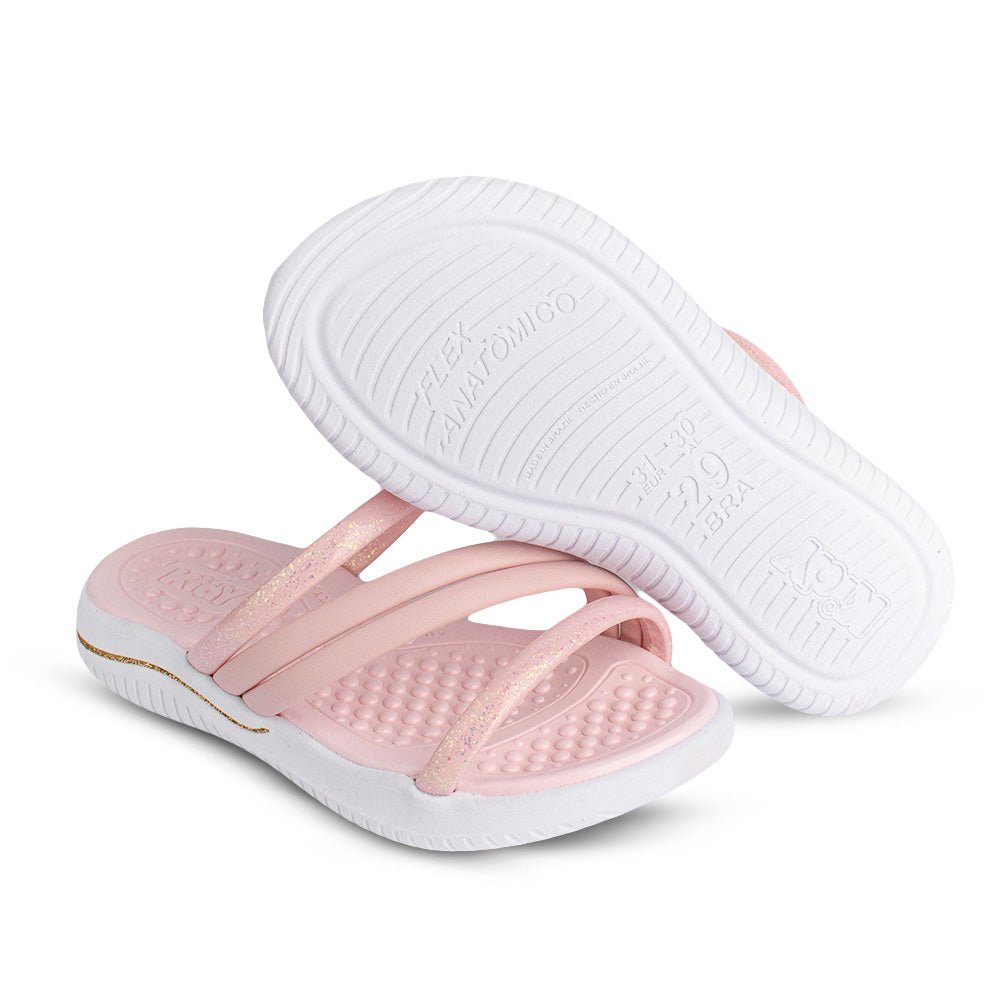 Sandália Infantil Menina Kidy Fly Nude Delicada Macia Anatômica - Kidy Calçados - Sandália e Papete