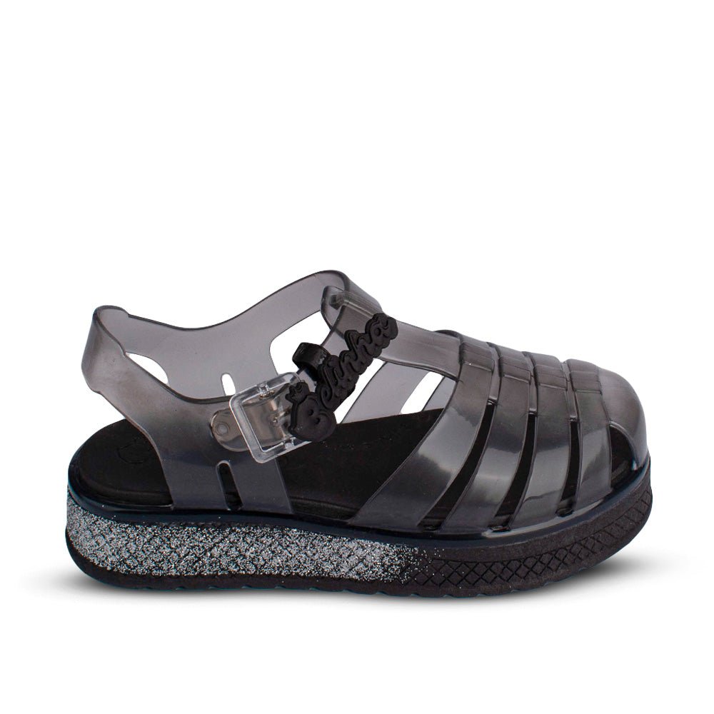 Sandália Infantil Menina Kidy Gloss Belinha Preto Conforto e Estilo - Kidy Calçados - Sandália e Papete
