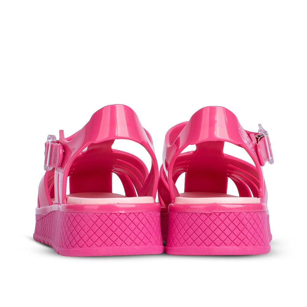 Sandália Infantil Menina Kidy Gloss Pink Leve Brilhante Fivela de Ajuste - Kidy Calçados - 