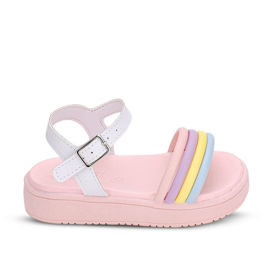 Sandália Infantil Menina Kidy Mini Flatform Com Brinquedo Surpresa Branco - Kidy Calçados -