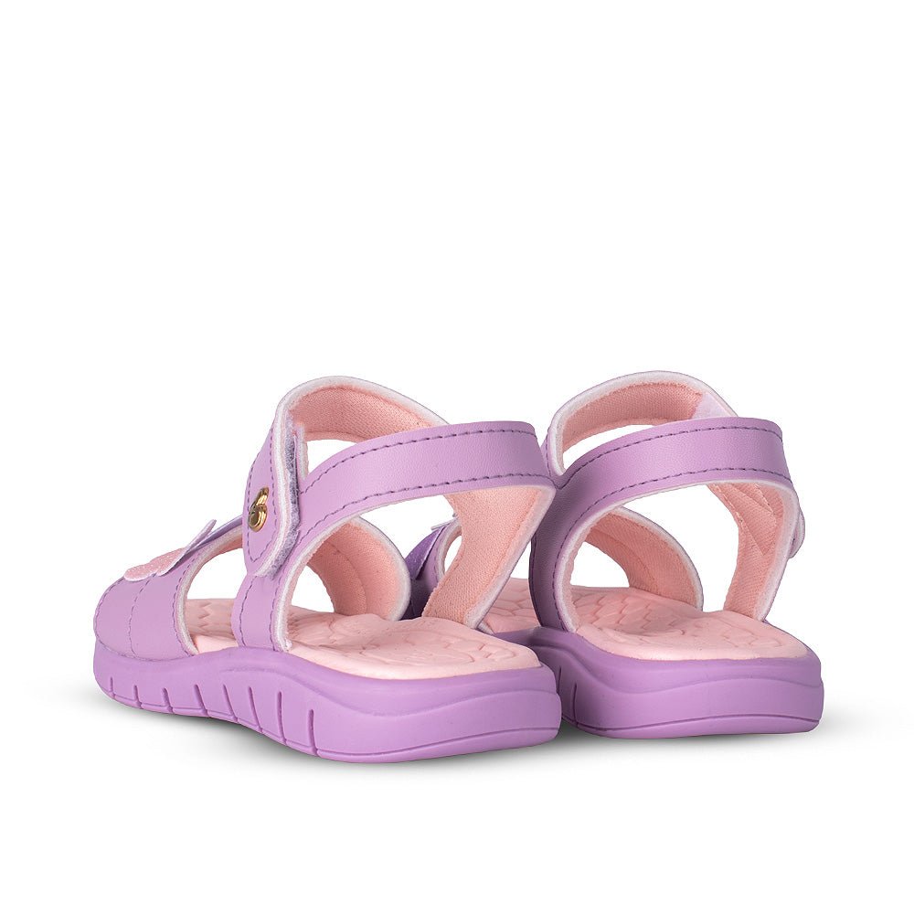 Sandália Infantil Menina Kidy Toys Lilás Delicada + Livro - Kidy Calçados - Sandália e Papete