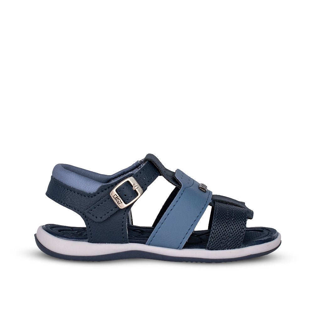 Sandália Infantil Menino Kidy Baby Equilíbrio Azul Marinho Primeiros Passos - Kidy Calçados - 