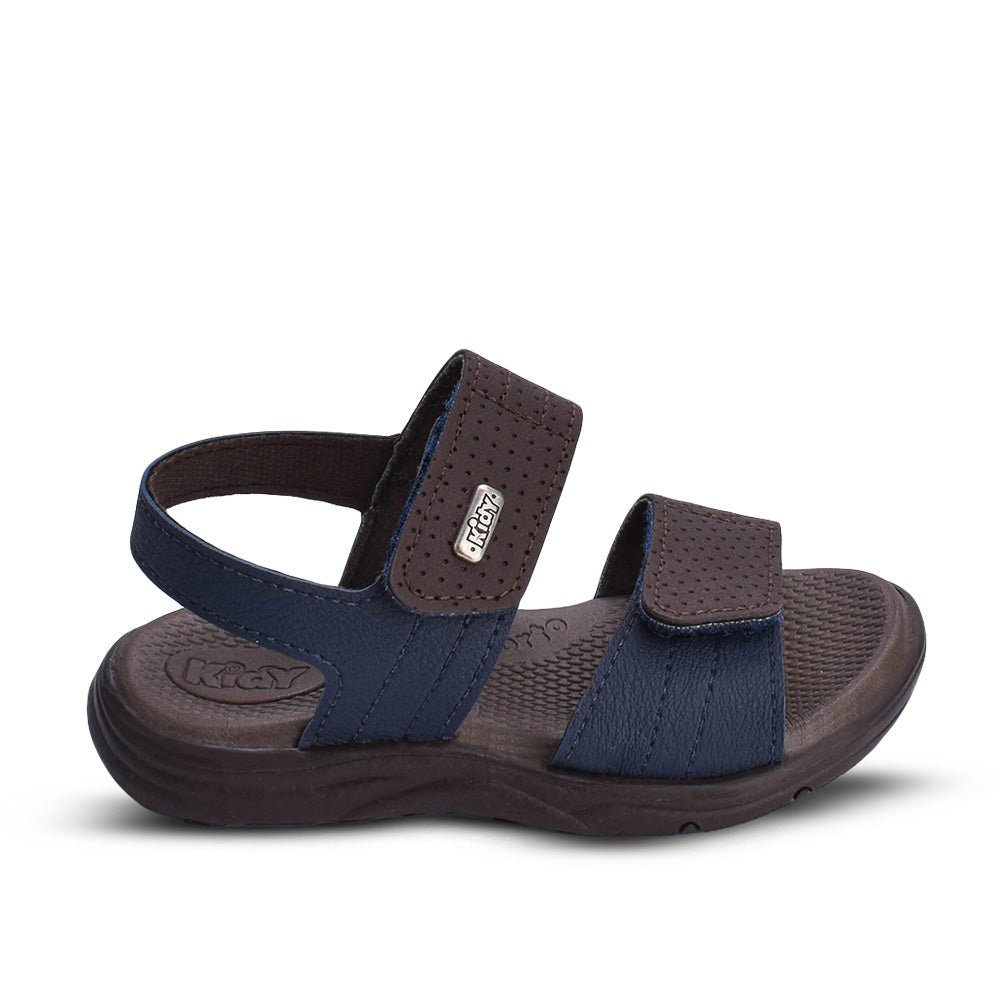 Sandália Infantil Menino Kidy Flex Anatômica Marinho Café - Kidy Calçados - Sandália e Papete