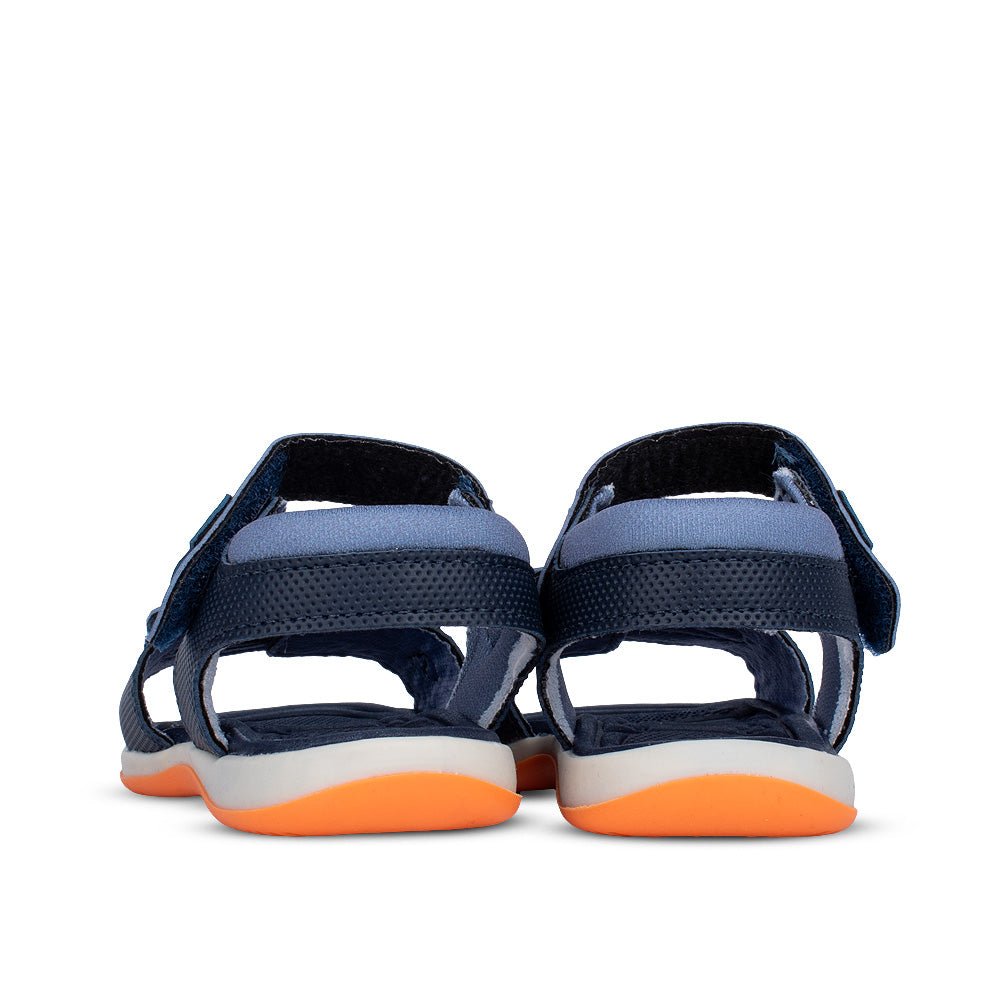 Sandália Infantil Menino Kidy Fly Baby Marinho Esportiva Velcro Duplo - Kidy Calçados - 