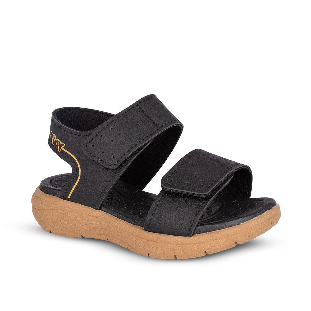 Sandália Infantil Menino Kidy Fly Baby Preto Conforto e Segurança - Kidy Calçados - Sandália e Papete