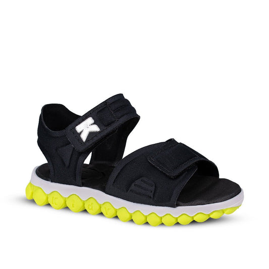 Sandália Infantil Menino Kidy Preta Brinca Flex Flexível - Kidy Calçados -