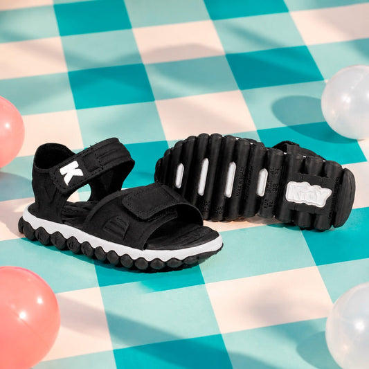 Sandália Infantil Menino Kidy Preto Brinca Flex Anatômico - Kidy Calçados -