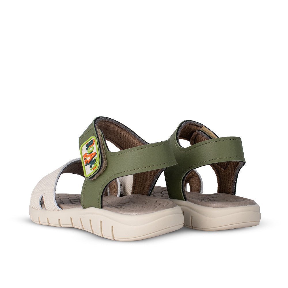 Sandália Infantil Menino Kidy Toys Dino Verde Militar - Kidy Calçados - Sandália e Papete