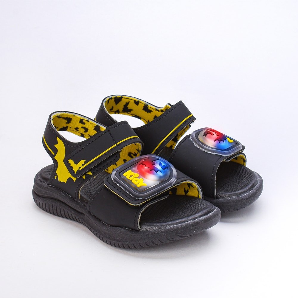 SANDALIA KIDY FLY BABY PRETO/AMARELO Kidy - Kidy Calçados - Sandália e Papete