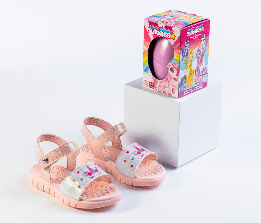 SANDÁLIA KIDY TOYS ROSA/BRANCO Kidy - Kidy Calçados - Sandália e Papete