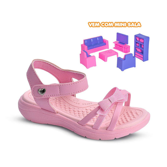 Sandália Menina Infantil Kidy Fly Baby Rosa - Kidy Calçados - Sandália e Papete