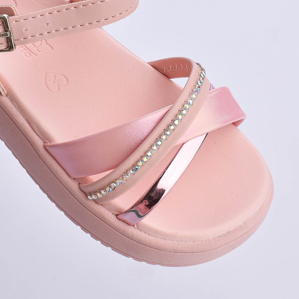 Sandália Menina Kidy Mini Flatform Nude - Kidy Calçados - Sandália e Papete