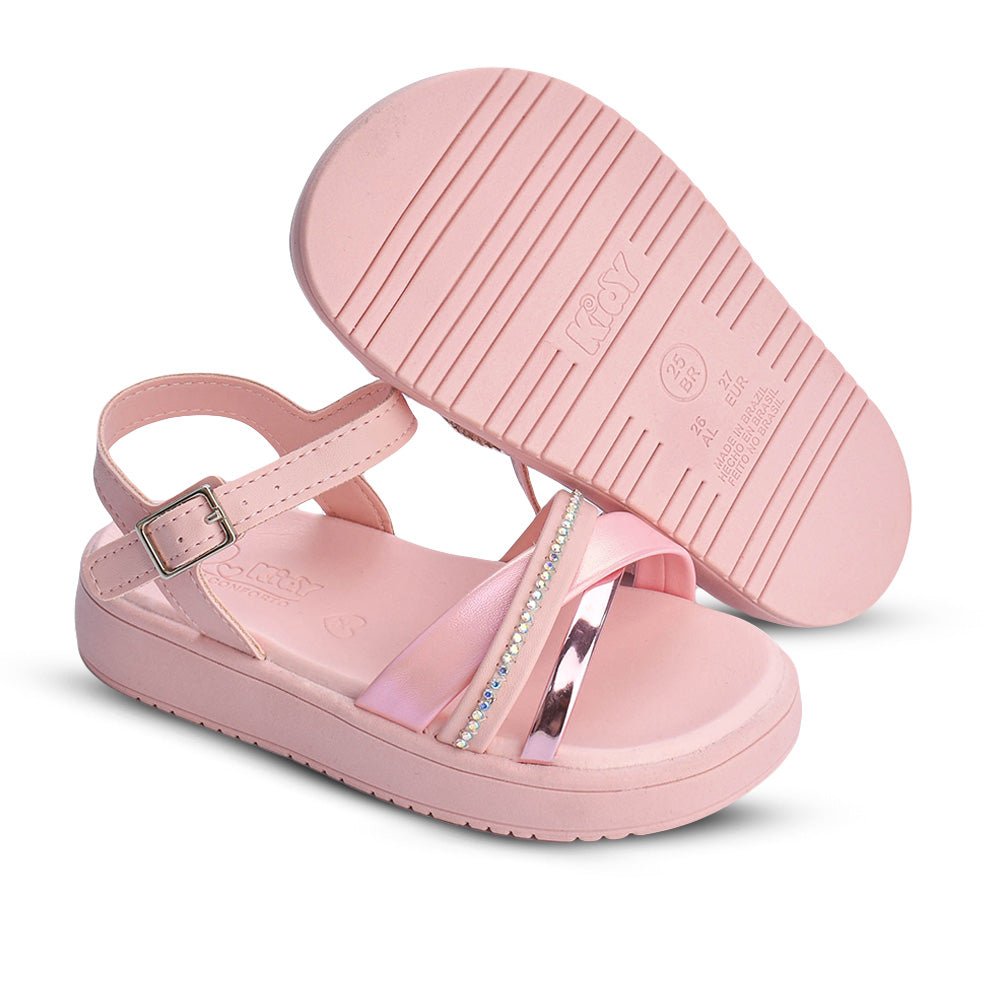 Sandália Menina Kidy Mini Flatform Nude - Kidy Calçados - Sandália e Papete