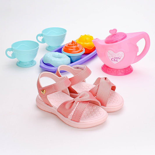 SANDÁLIA MENINA KIDY TOYS BABY NUDE KIT CHAZINHO - Kidy Calçados - Sandália e Papete