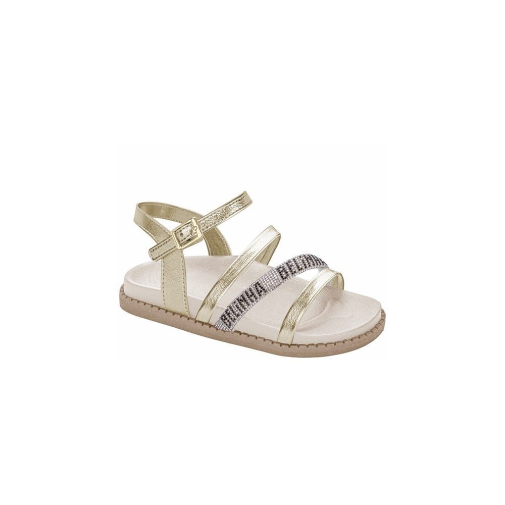 SANDÁLIA PAPETE INFANTIL MENINA KIDY FASHION OURO - Kidy Calçados - Sandália e Papete