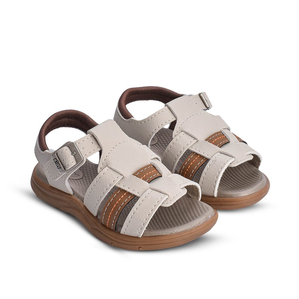 Sandália Papete Menino Kidy Flex Anatômica Natural Caramelo - Kidy Calçados - Sandália e Papete