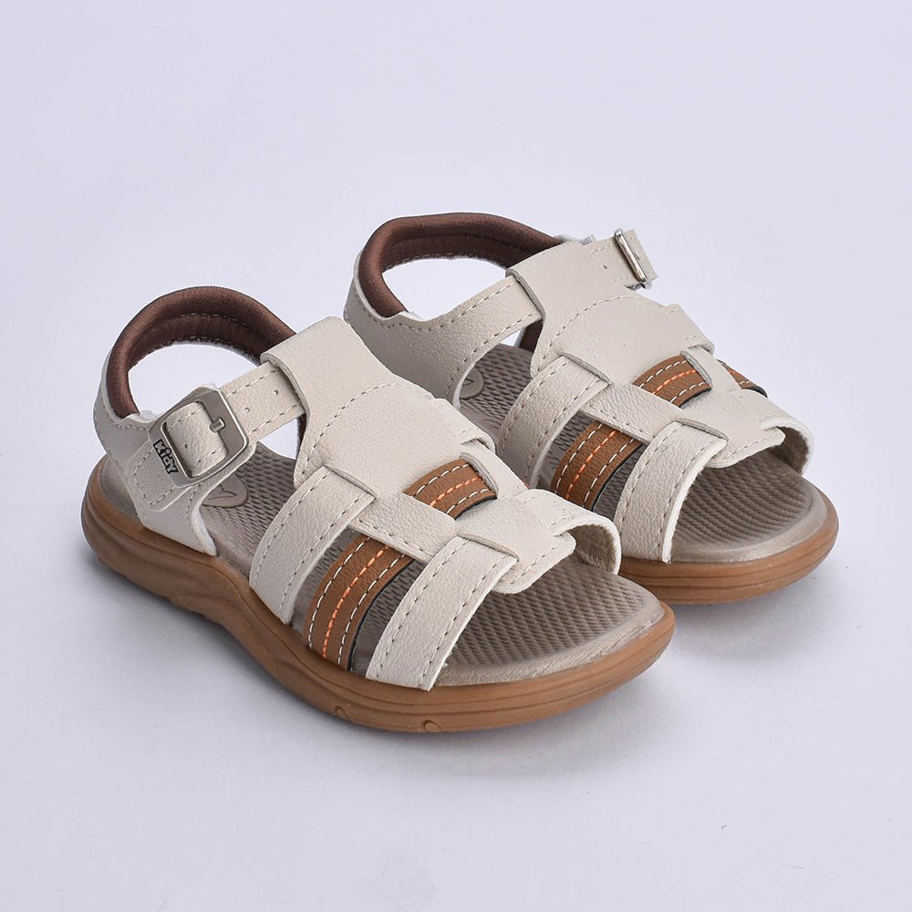 Sandália Papete Menino Kidy Flex Anatômica Natural Caramelo - Kidy Calçados - Sandália e Papete