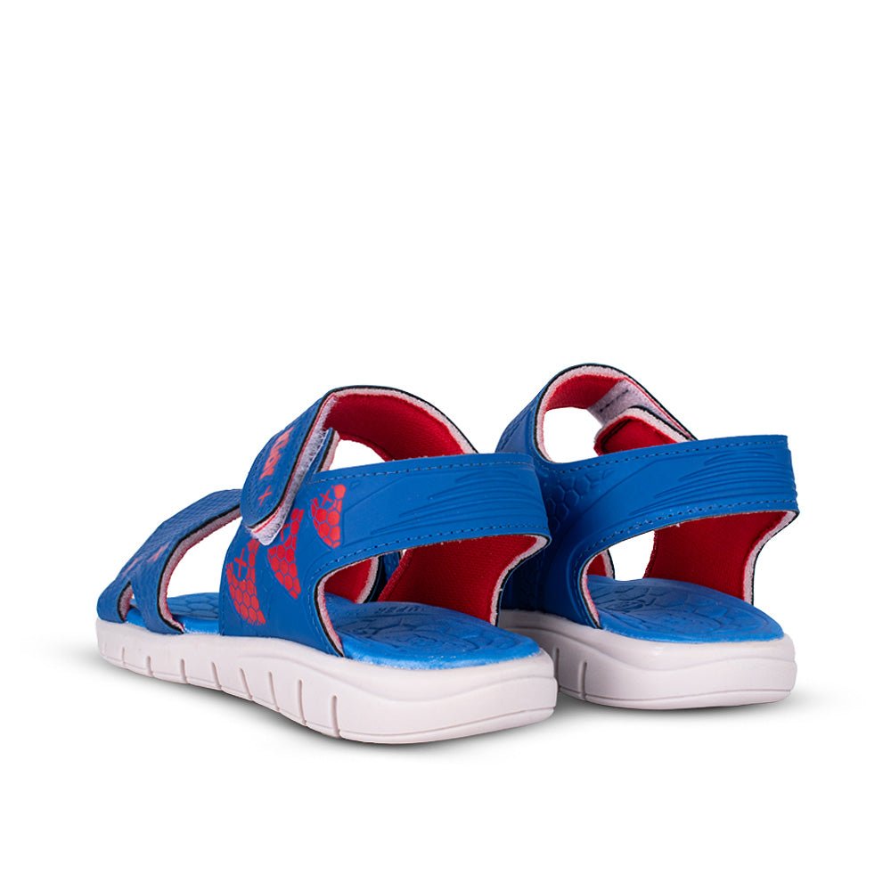 Sandália Papete Menino Kidy Toys Azul Royal Gelo e Vermelho + Ovo Massinha - Kidy Calçados - Sandália e Papete