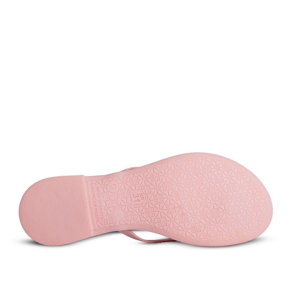 Sandália Rasteira Infantil Menina Kidy Flat Nude Delicada Anatômica - Kidy Calçados - Sandália e Papete