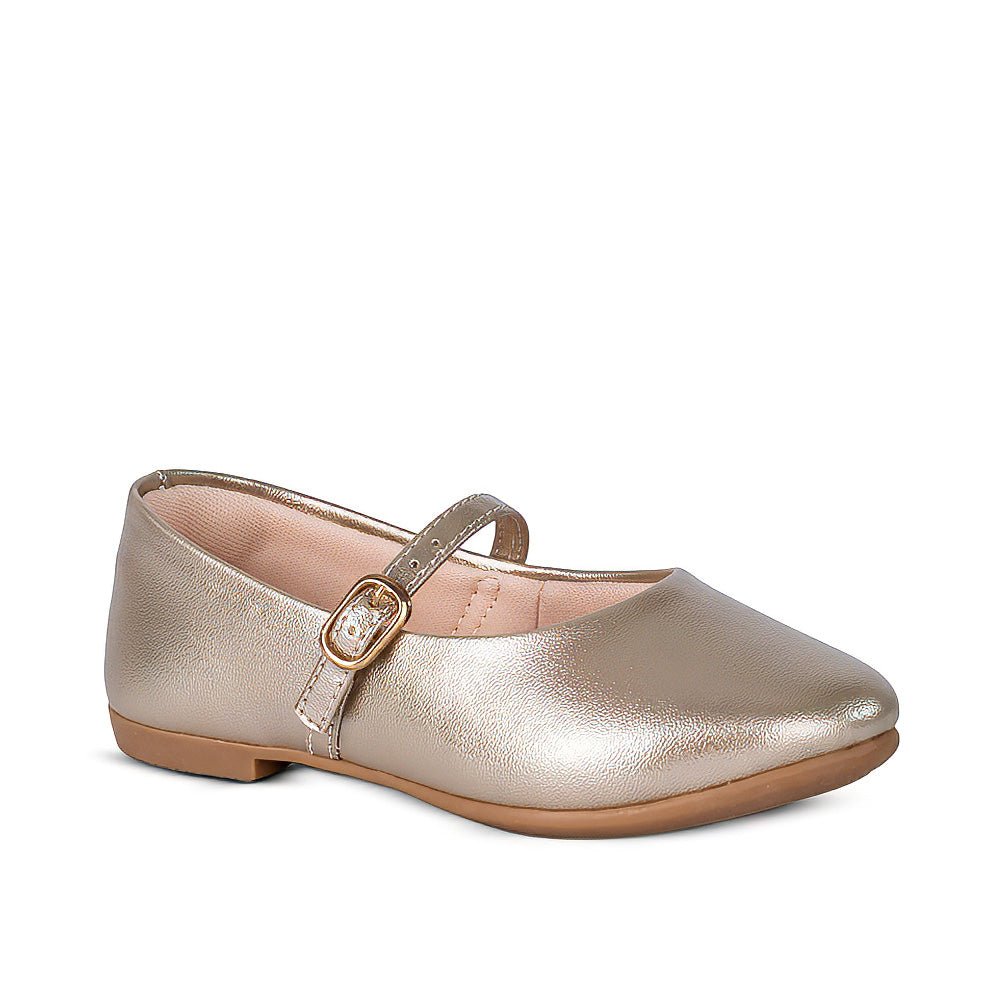 Sapatilha Infantil Menina Kidy Soft Ouro Macia Conforto - Kidy Calçados - Sapatilha