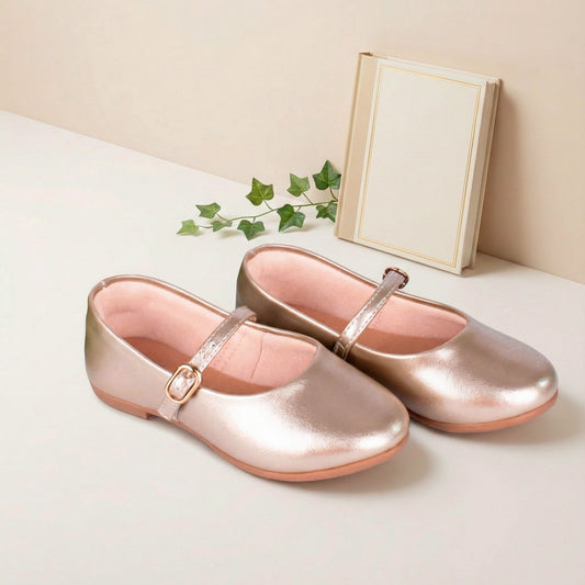 Sapatilha Infantil Menina Kidy Soft Ouro Macia Conforto - Kidy Calçados - Sapatilha