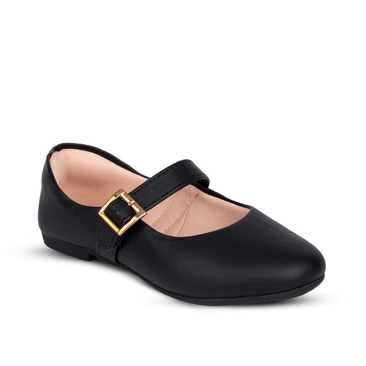 Sapatilha Infantil Menina Kidy Soft Preto Delicada Fivela - Kidy Calçados - 