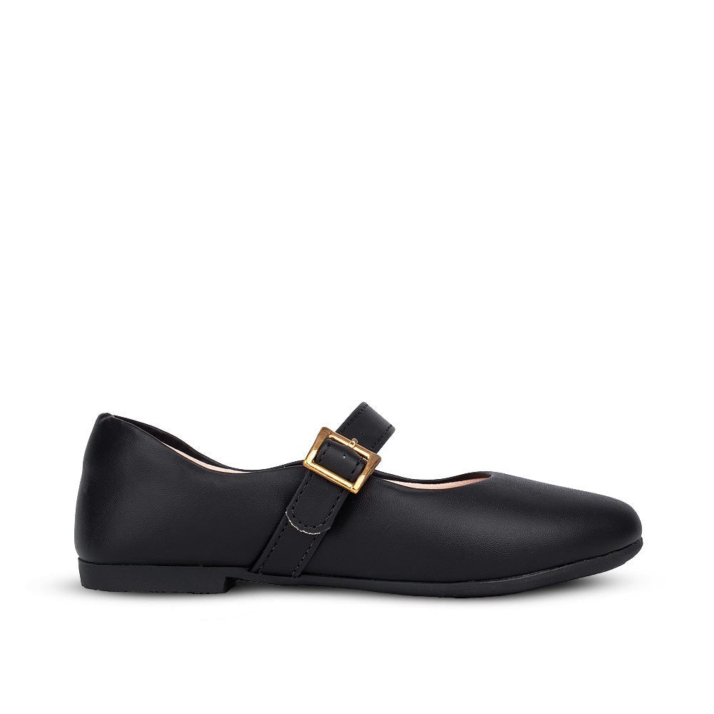 Sapatilha Infantil Menina Kidy Soft Preto Delicada Fivela - Kidy Calçados - 