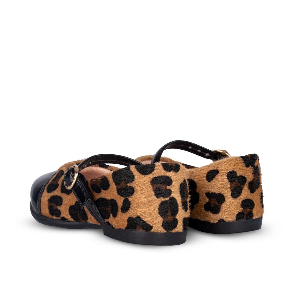 Sapatilha Menina Kidy Baby Preto Onça - Kidy Calçados - Sapatilha