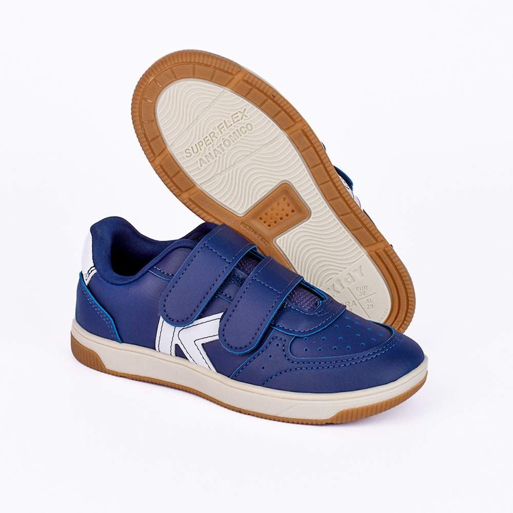 TÊNIS CASUAL MENINO K360 CASUAL CONFORTO MARINHO - Kidy Calçados - 