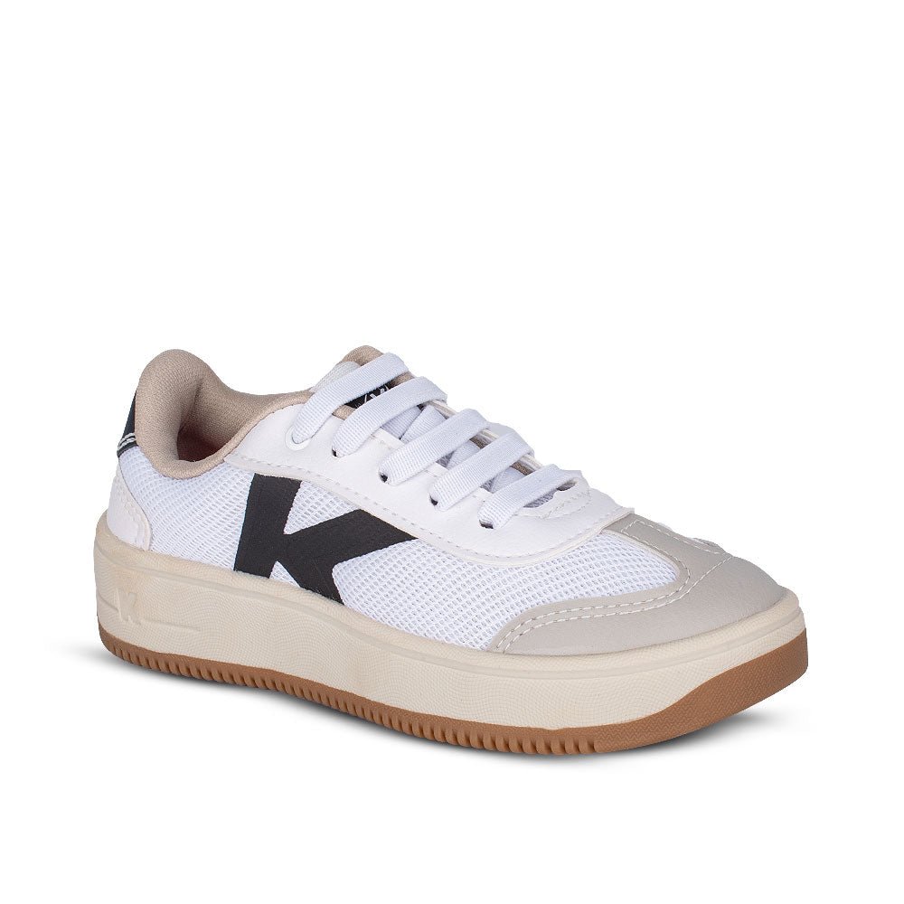 TENIS INFANTIL CASUAL MENINO K360 NOVA YORK BRANCO/PRETO - Kidy Calçados - Tênis