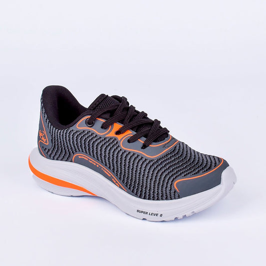 Tênis Infantil K - 360 Super Leve 2 Esportivo Laranja Neon - Kidy Calçados - Tênis