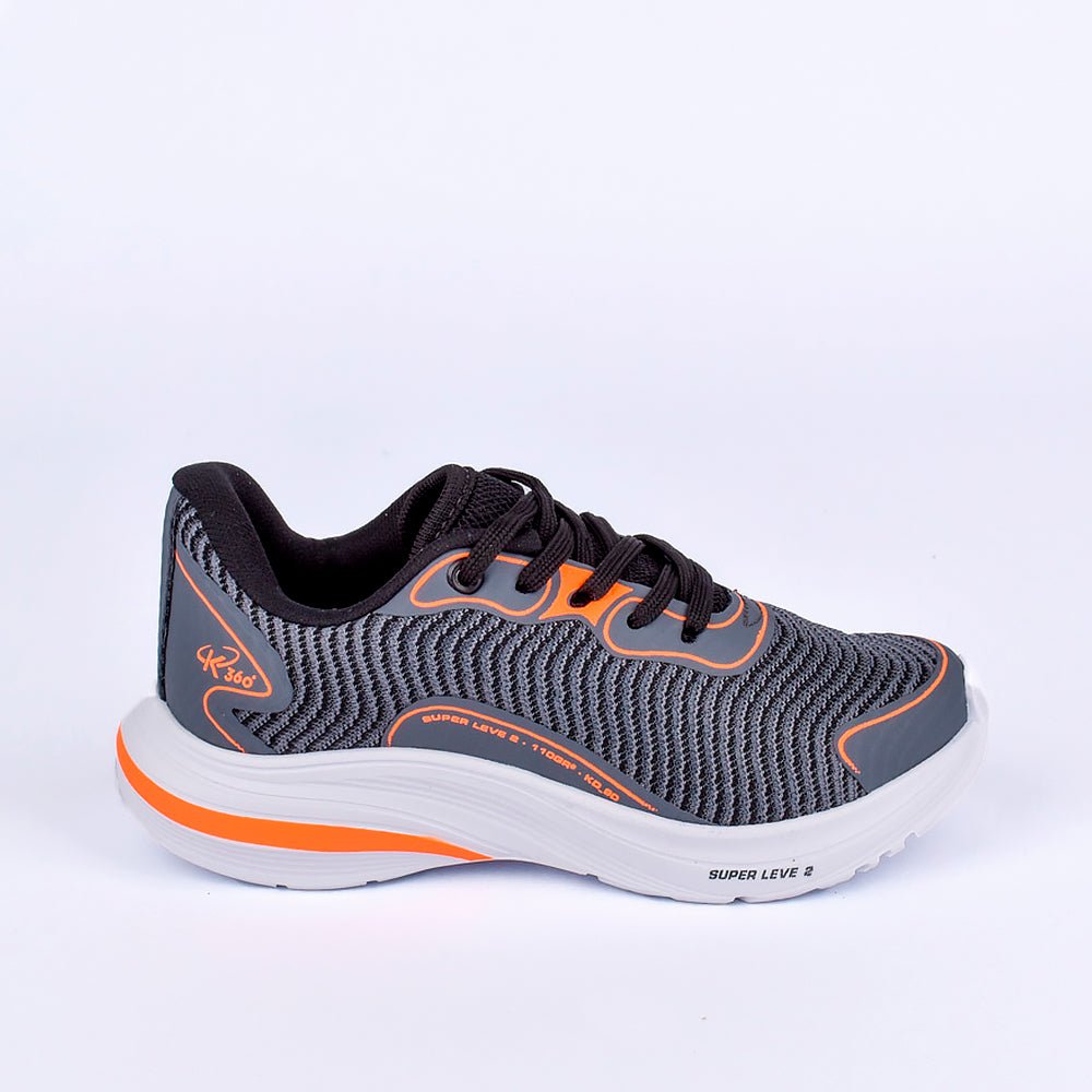 Tênis Infantil K - 360 Super Leve 2 Esportivo Laranja Neon - Kidy Calçados - Tênis