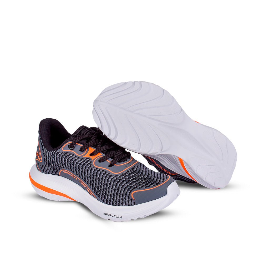Tênis Infantil K-360 Super Leve 2 Esportivo Laranja Neon - Kidy Calçados - Tênis