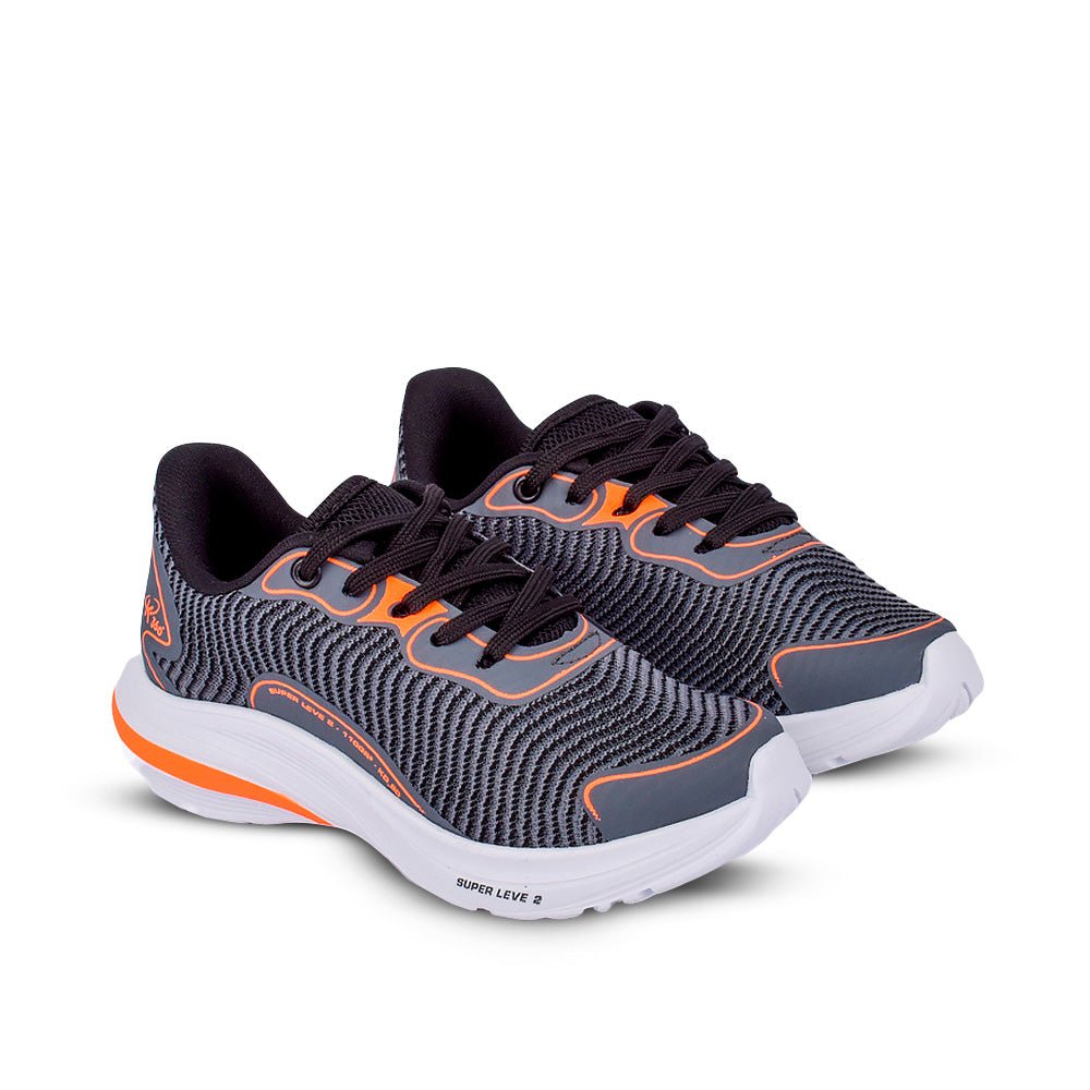 Tênis Infantil K-360 Super Leve 2 Esportivo Laranja Neon - Kidy Calçados - Tênis