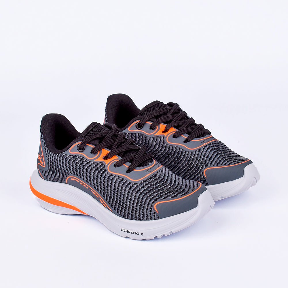 Tênis Infantil K - 360 Super Leve 2 Esportivo Laranja Neon - Kidy Calçados - Tênis
