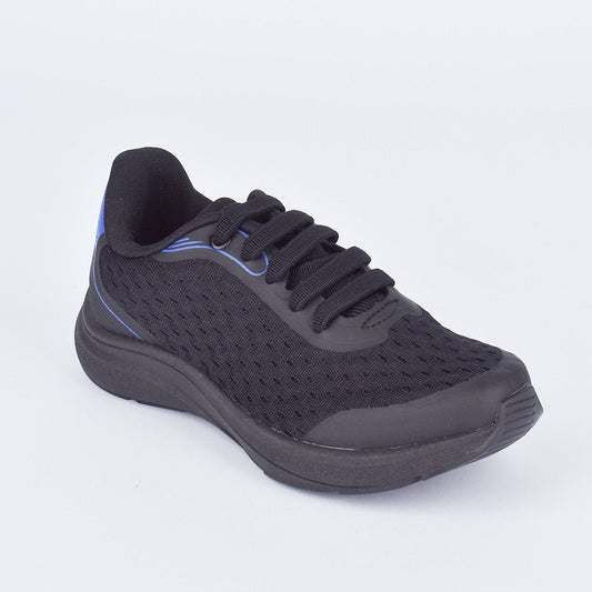 Tênis Infantil K360 2 Esportivo Preto e Azul - Conforto e Amortecimento - Kidy Calçados - Tênis