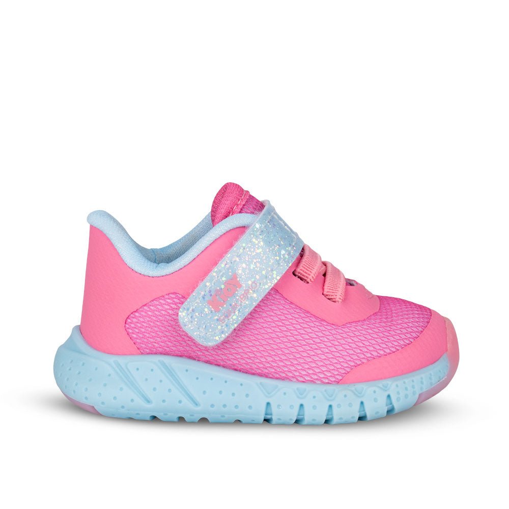 Tênis Infantil Kidy Equilíbrio Rosa e Azul Conforto e Segurança - Kidy Calçados - 