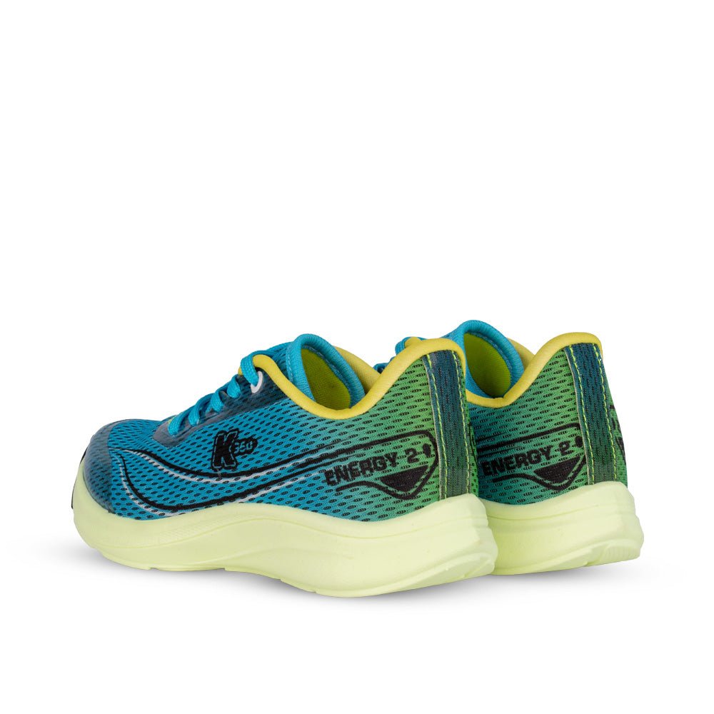 Tênis Infantil Kidy K360 Energy 2 Azul e Amarelo Neon - Kidy Calçados - Tênis