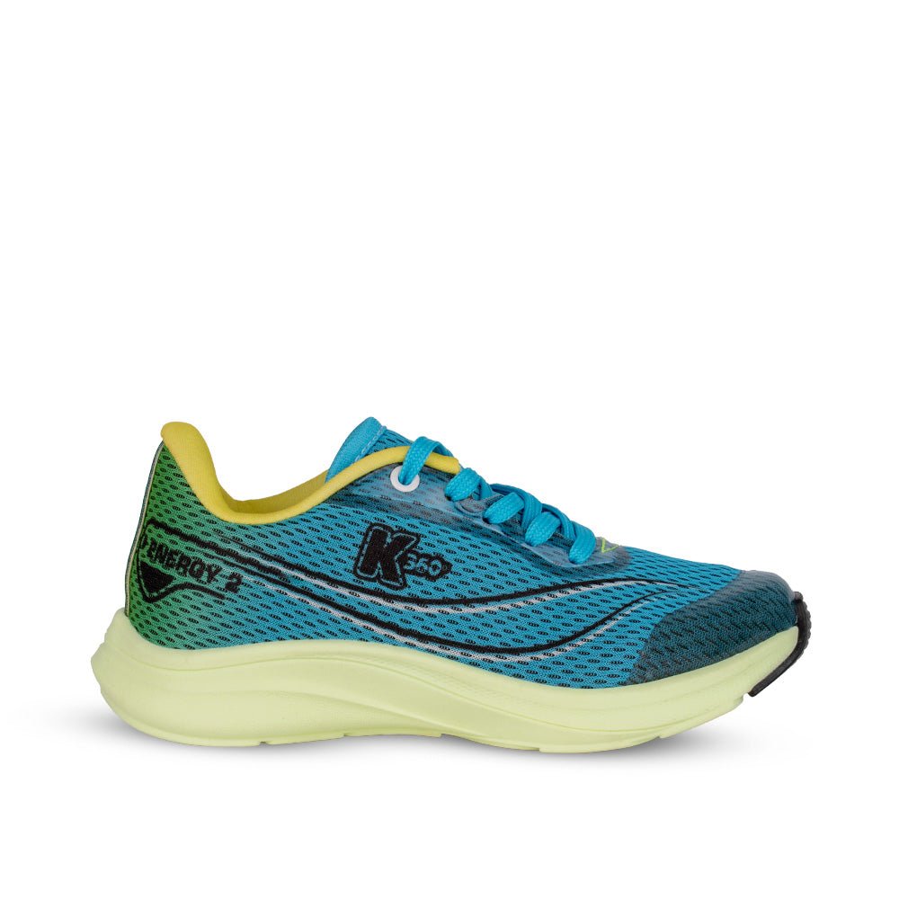Tênis Infantil Kidy K360 Energy 2 Azul e Amarelo Neon - Kidy Calçados - Tênis