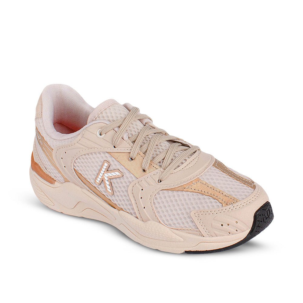 Tênis Infantil Menina K360 Kidy Retro Casual Marfim e Ouro - Kidy Calçados -