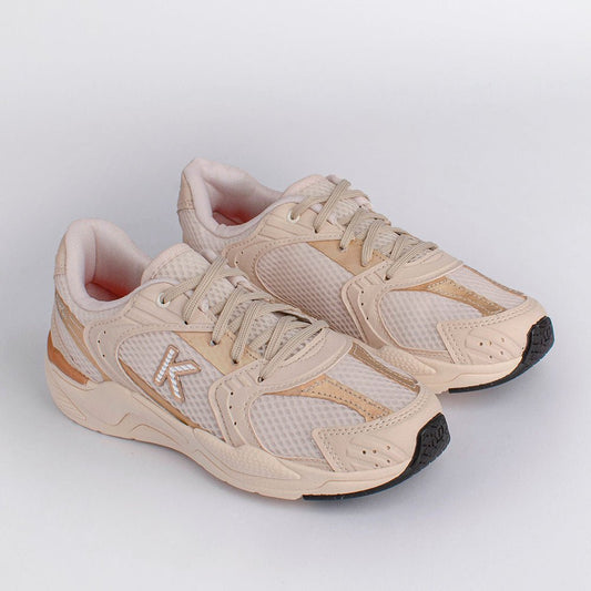 Tênis Infantil Menina K360 Kidy Retro Casual Marfim e Ouro - Kidy Calçados - 